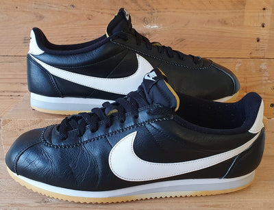 Nike Cortez Premium Low Leather Trainers UK10.5/US11.5/EU45.5 807480-010 Black