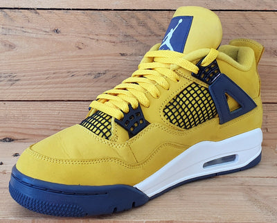 Nike Air Jordan 4 Retro Lightning Trainers UK8/US9/E42.5 CT8527-700 Yellow/Black