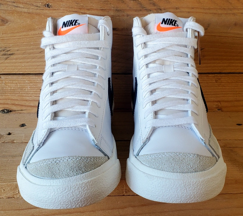 Nike Blazer 77 Mid Leather Trainers UK4/US6.5/EU37.5 CZ1055-100 White/Black