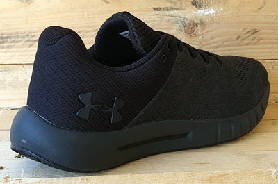 Under Armour Micro G Persuit Low Trainers UK7/US8/EU41 3000011-104 Black