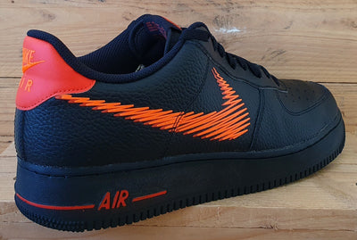 Nike Air Force 1 Zig Zag Low Trainers UK12/US13/EU47.5 DN4928-001 Black Orange