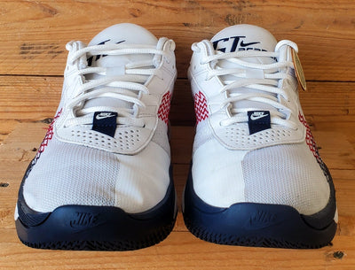 Nike Air Zoom G.T Low Textile Trainers UK8.5/US9.5/EU43 FB2599-104 White/Navy