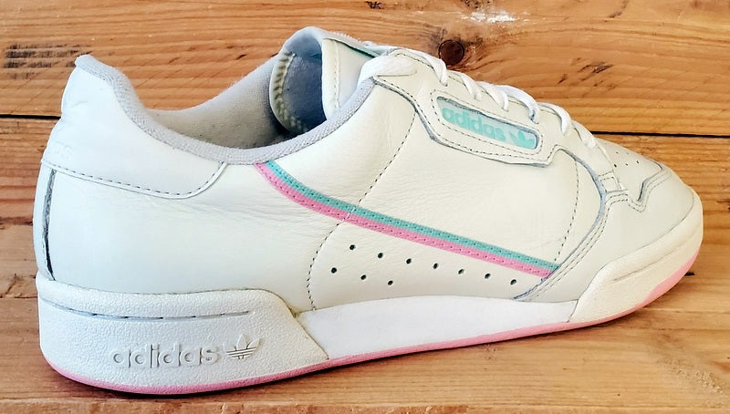 Adidas Continental 80 Low Leather Trainers UK8.5/US9/EU42.5 BD7645 Off White