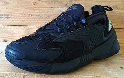 Nike Zoom 2K Low Textile/Leather Trainers UK8/US9/EU42.5 AO0269-002 Black