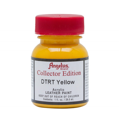 Angelus Collector Edition Acrylic Leather Paint- DTRT Yellow - 1fl oz / 30ml - Custom Sneakers