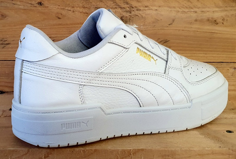 Puma CA Pro Classic Low Leather Trainers UK9/US10/EU43 380190-01 Triple White