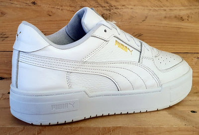 Puma CA Pro Classic Low Leather Trainers UK9/US10/EU43 380190-01 Triple White