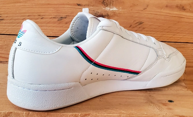 Adidas Continental 80 Low Leather Trainers UK8.5/US9/EU42.5 FX3516 White