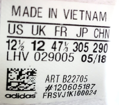 Adidas 3MC Vulc Low Canvas UK12/US12.5/EU47 B22705 Triple White
