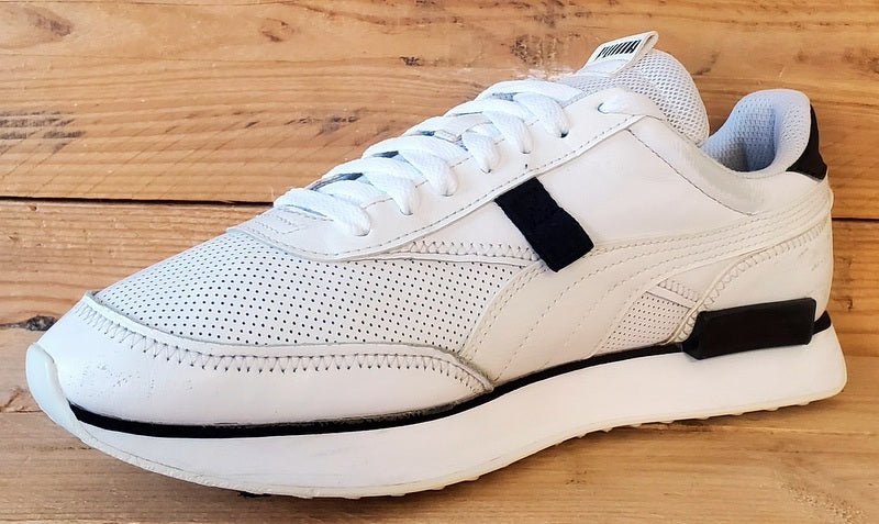 Puma Future Rider Contrast Low Leather Trainers UK8/US9/EU42 374763-01 White