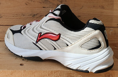 Li-Ning Running Low Textile Trainers UK8.5/US9.5/E43 2RMC147-1 White/Black/Red