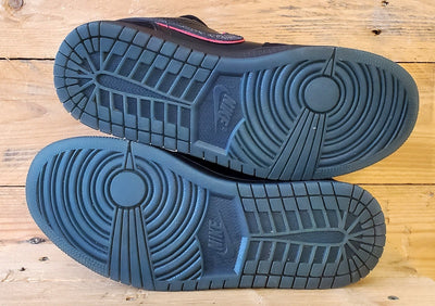 Nike Air Jordan 1 Low Leather Trainers UK6/US7/EU40 CK3022-006 Black/Orbit Red