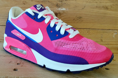 Nike Air Max 90 Hyperfuse Textile Trainers UK6/US8.5/EU40 454460-600 Pink Flash