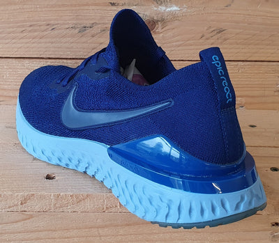 Nike Epic React 2 Low Flyknit Trainers UK7/US8/EU41 BQ8928-400 Blue Void