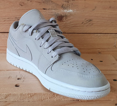 Nike Air Jordan 1 Low Suede Trainers UK5.5/US8/EU39 DC0774-002 Grey Fog/White