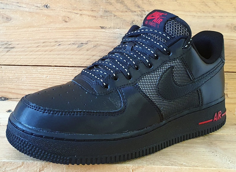 Nike Air Force 1 Leather Trainers UK6.5/US7.5/EU40.5 DO6389-001 Black Ballistic