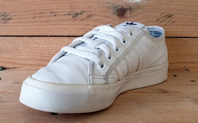 Adidas white trainers size 5 best sale