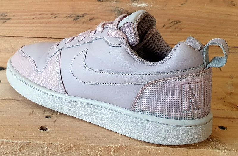 Nike Court Borough Low Leather Trainers UK5.5/US8/EU39 916794-601 Particle Rose