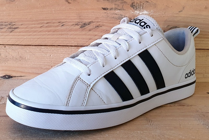 Adidas VS Pace Low Leather Trainers UK6.5/US7/EU40 AW4594 White/Black