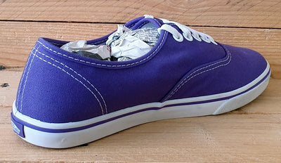 Vans Off The Wall Low Canvas Trainers T375  Purple/White UK4.5/US7/EU37