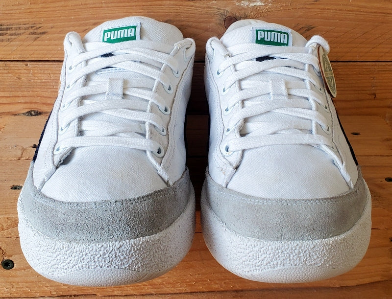 Puma Mallorca Low Canvas/Suede Trainers UK9/US10/EU43 374941-14 White/Navy