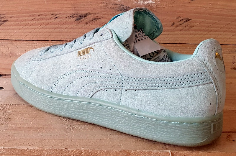 Puma Suedes Classic Mono Iced Low Trainers 360231 03 Teal UK5/US6/EU38