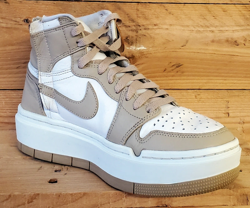 Nike Air Jordan 1 Elevate Mid Leather Trainers UK5/US7.5/EU38.5 Vachetta Tan