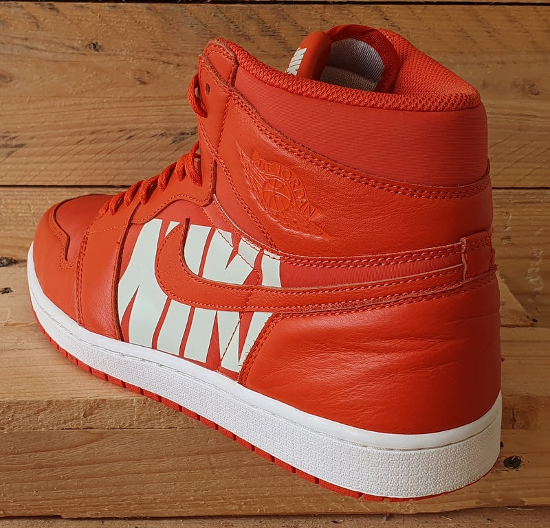 Nike Air Jordan 1 Retro High Trainers UK12 US13 EU47.5 555088 800 Vintage Coral VintageTrainers