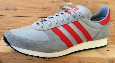 Adidas Originals ZX Racer Low Trainers UK11.5/US12/EU46.5 S79206 Grey/Red