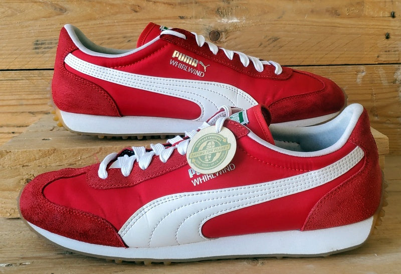 Puma Whirlwind Low Textile Trainers UK8/US9/EU42 351293-88 Red/White/Gum