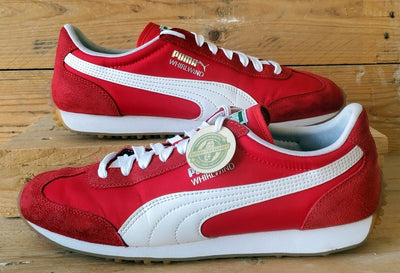 Puma Whirlwind Low Textile Trainers UK8/US9/EU42 351293-88 Red/White/Gum