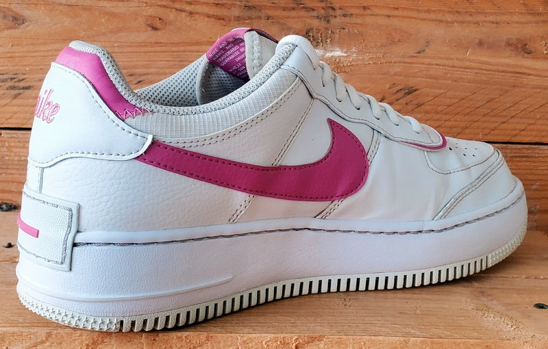Nike Air Force 1 Shadow Low Leather Trainers UK7/US9.5/EU41 CI0919-102 White