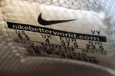 Nike Dunk Skinny Print Mid Suede Trainers UK4/US6.5/EU37.5 543242-006 Black