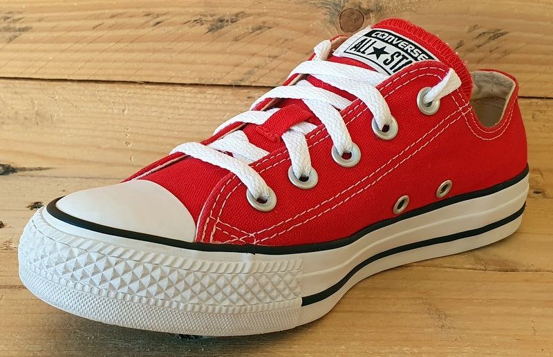 Converse Chuck Taylor All Star Low Trainers UK4/US6/EU36.5 M9696 Red/White