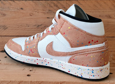 Nike Air Jordan 1 Mid SE Trainers UK8.5/US9.5/EU43 DA8005-100 Paint Splatter