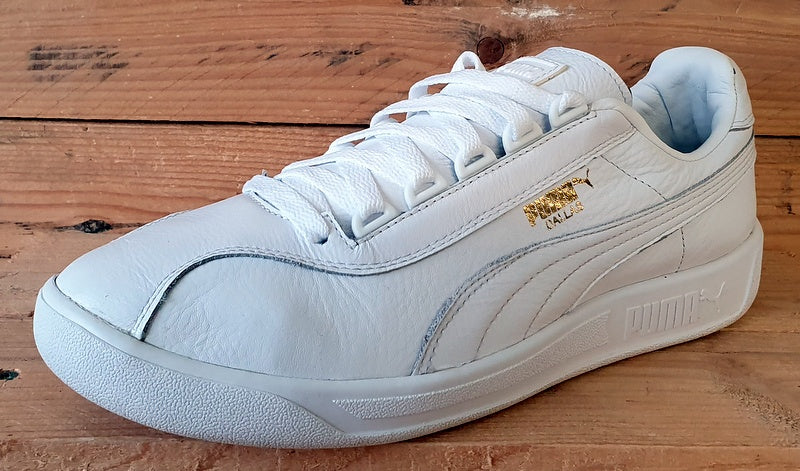 Puma Dallas Low Leather Trainers UK8/US9/EU42 364697 01 White/Gold