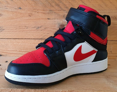 Nike Air Jordan 1 Flyease Mid Trainers UK4.5/US5Y/EU37.5 DC7986-061 Black/Red