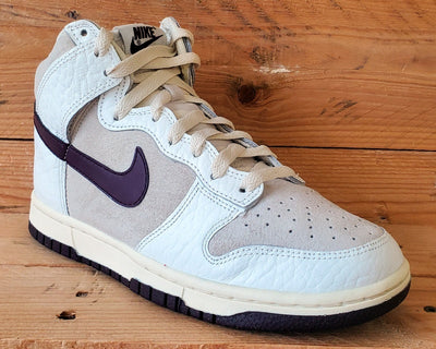 Nike Dunk Mid Suede/Leather Trainers UK4.5/US7/EU38 FB8482-100 Light Orewood