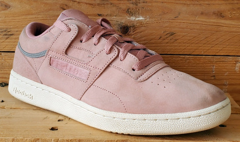 Reebok Club Workout Low Suede Trainers UK10/US11/EU44.5 BS9850 Chalk Pink