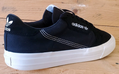 Adidas Continental Vulc Low Suede/Canvas Trainers UK8.5/US9/EU42.5 EF3524 Black
