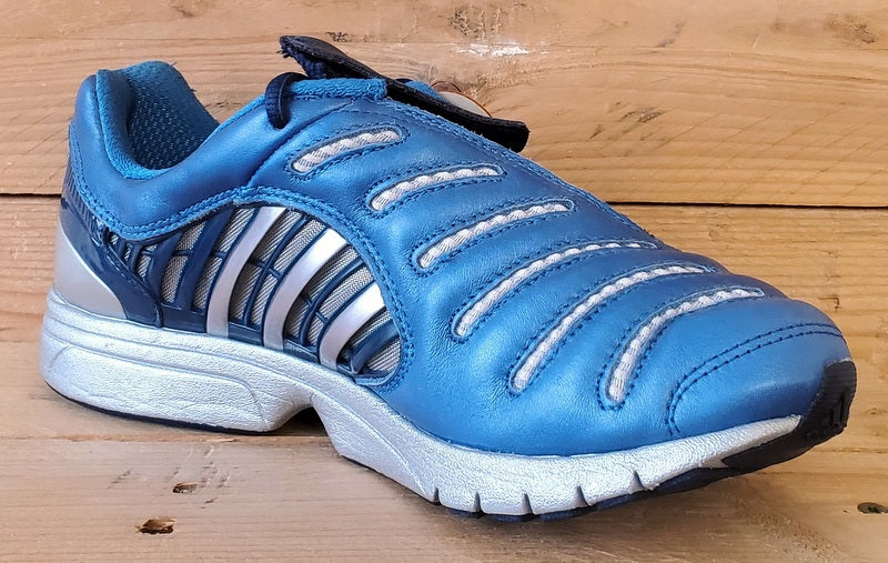Adidas Climacool Low Leather Trainers UK7.5/US8/EU41.5 553686 Blue/Silver