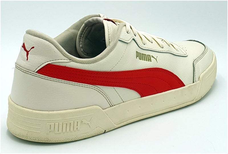 Puma Caracal Low Leather Trainers 369863-05 White/High Risk Red UK13/US14/EU48.5