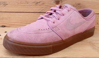 Nike Zoom Stefan Janoski Low Suede Trainers 333824-604 Pink/Gum UK8/US9/EU42.5