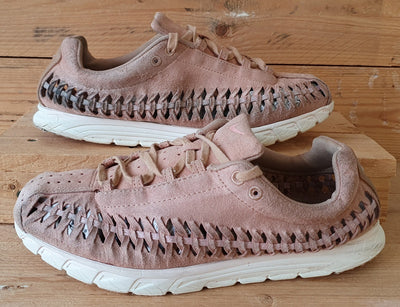 Nike Mayfly Woven Low Suede Trainers UK8/US10.5/EU42.5 833802-200 Artic Pink