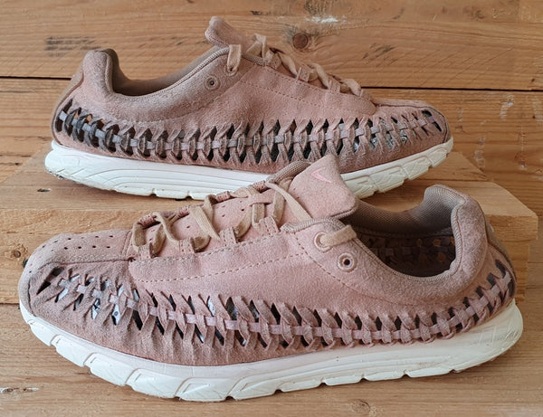 Nike Mayfly Woven Low Suede Trainers UK8 US10.5 EU42.5 833802 200 Artic Pink VintageTrainers