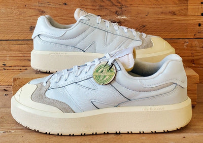 New Balance CT302 Low Leather Trainers UK10/US10.5/EU44.5 CT302OB Moonbeam White