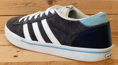 Adidas ST Neo Daily Suede Trainers F38513 Navy/Blue/White UK9.5/US10/EU44