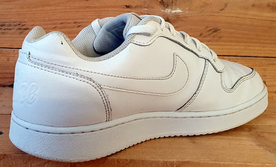 Nike Ebernon Low Leather Trainers UK8.5/US9.5/EU43 AQ1775-100 Triple White