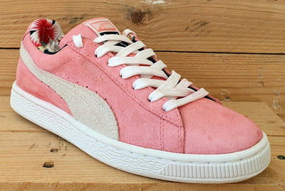 Puma Suede Classic Low Trainers 357626 04 Pink Floral/White UK4/US6.5/EU37