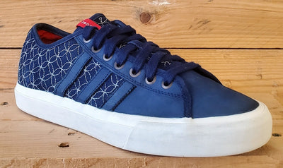Adidas Matchcourt Low Canvas/Suede Trainers UK7.5/US8/EU41 BB8834 Navy